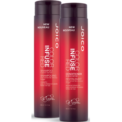 JOICO COLOR INFUSE RED SHAMPOO UND CONDITIONER