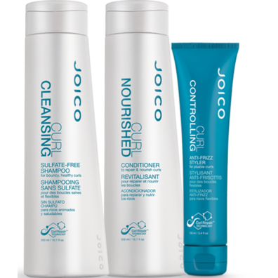 JOICO CURL PACK, SHAMPOO CONDITIONER UND ELASTIC STYLER