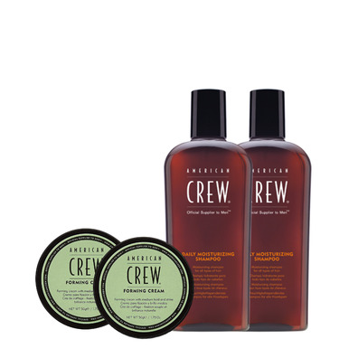Pack american crew 2 Daily shampoo   2 Forming