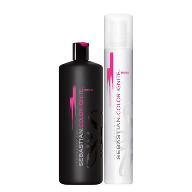 Pack Sebastian Color ignite shampoo und conditioner 1l 500ml